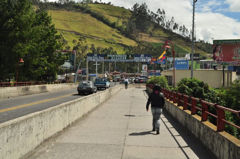 Border Crossing Tulcan – Ipiales (Ecuador/Colombia)