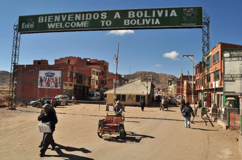 Bolivia con Peru border crossing…