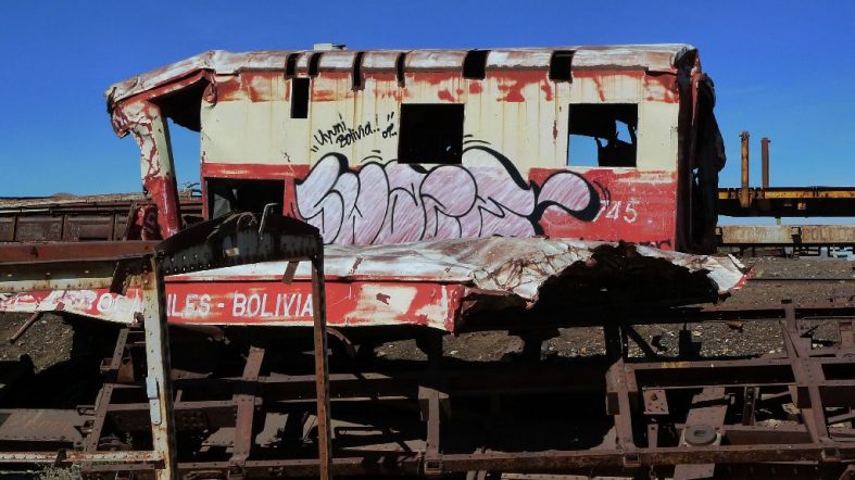 Bolivian Train Art