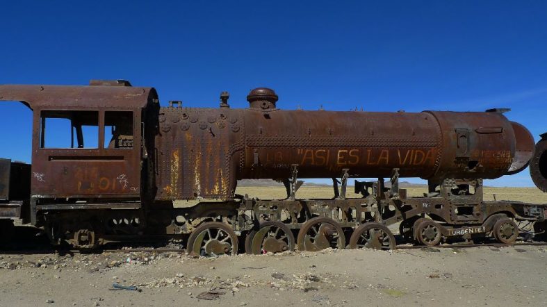 Bolivian Train Art