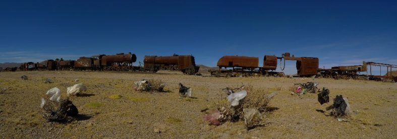 Cemetario de Trenes (panoramas), Uyuni – Bolivia